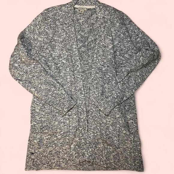 Ll bean grey cardigan sweater - Picture 1 of 3